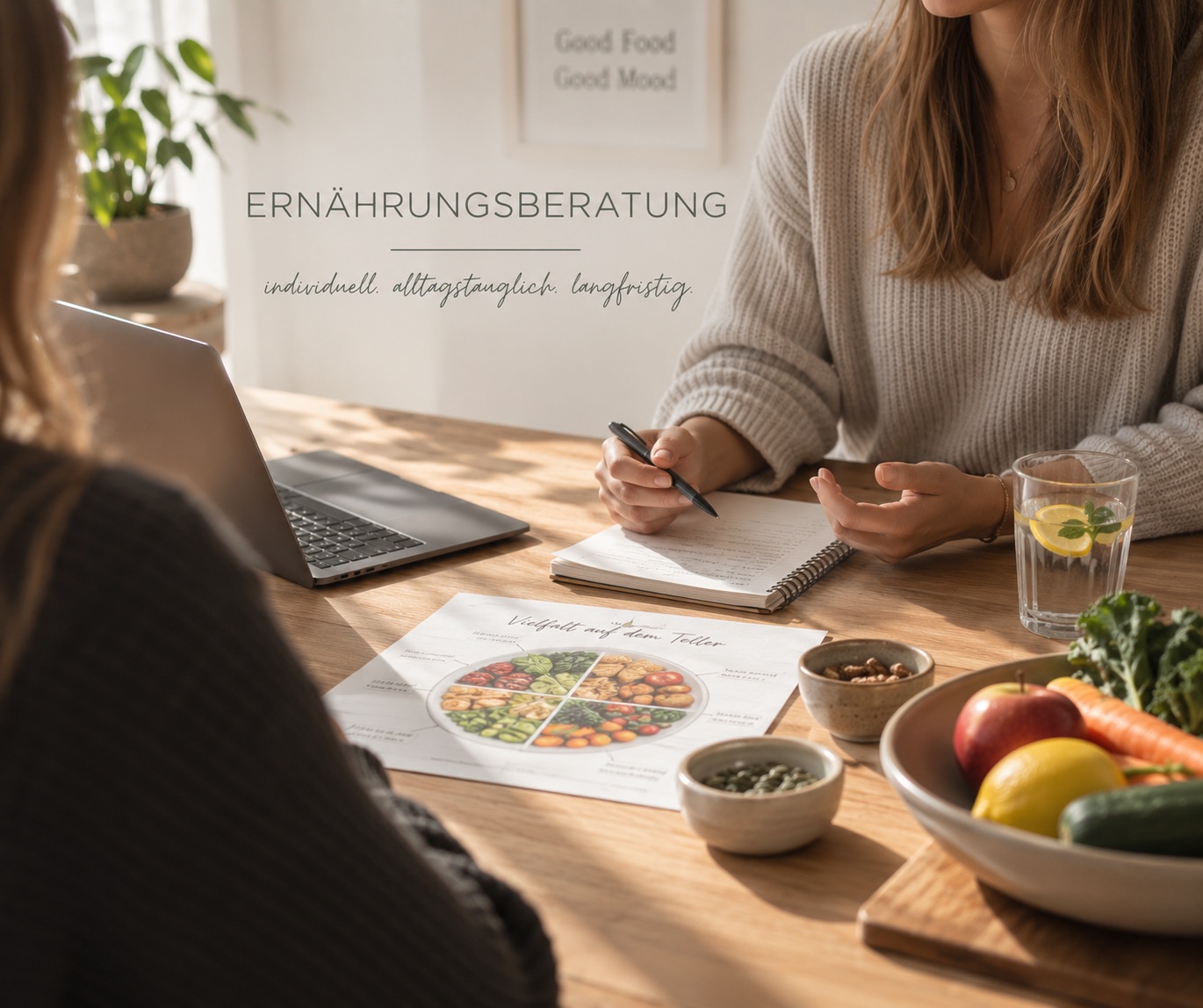 Frisches Gemüse und Kräuter